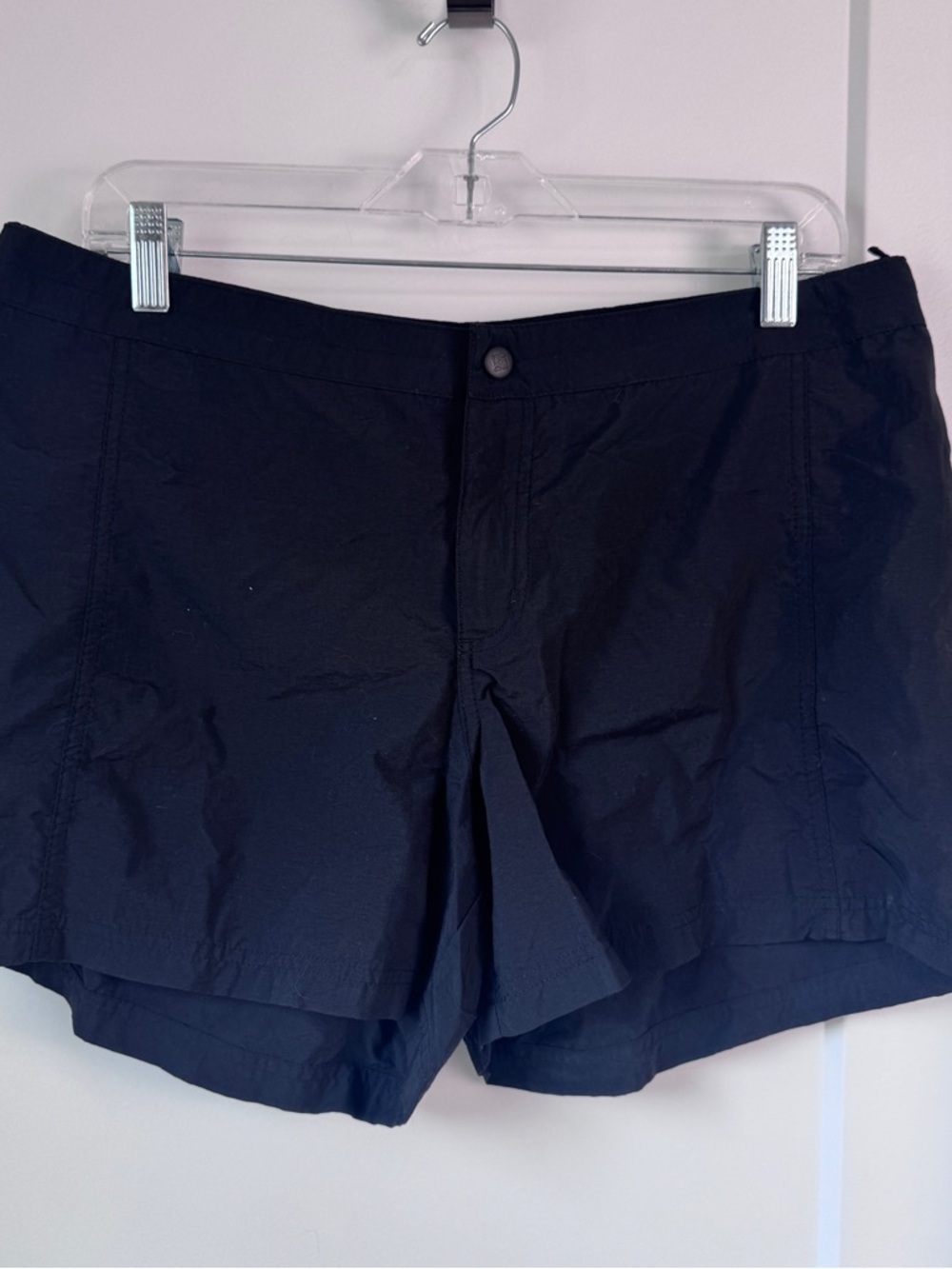 Columbia Women’s Black Nylon Outdoor Shorts Size 14 Lightweight Hiking Casual